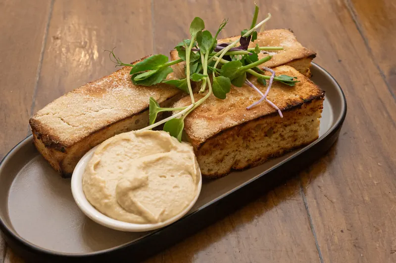 Rosemary focaccia with aioli